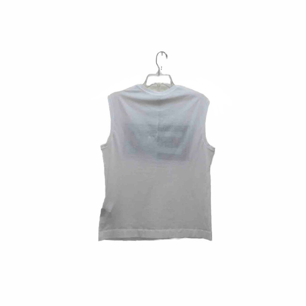 VERSACE Runway NWT Clubbing It Boy Black/White Embroidered Tank Top Sz Small 46 - Picture 14 of 14